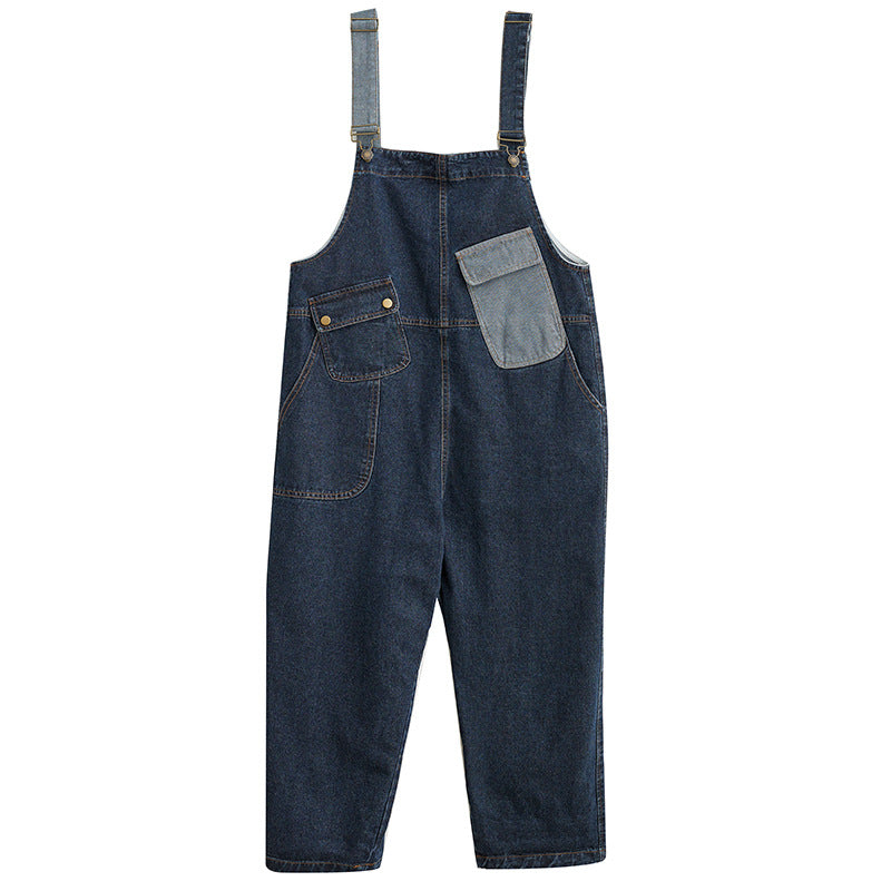 Salopetă Cowboy Cropped Wide-Leg pentru Femei
