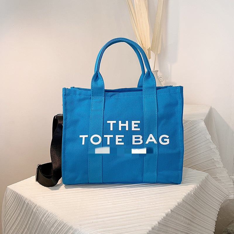 Geantă Shopper cu Litere — Crossbody Umăr, 10 Culori