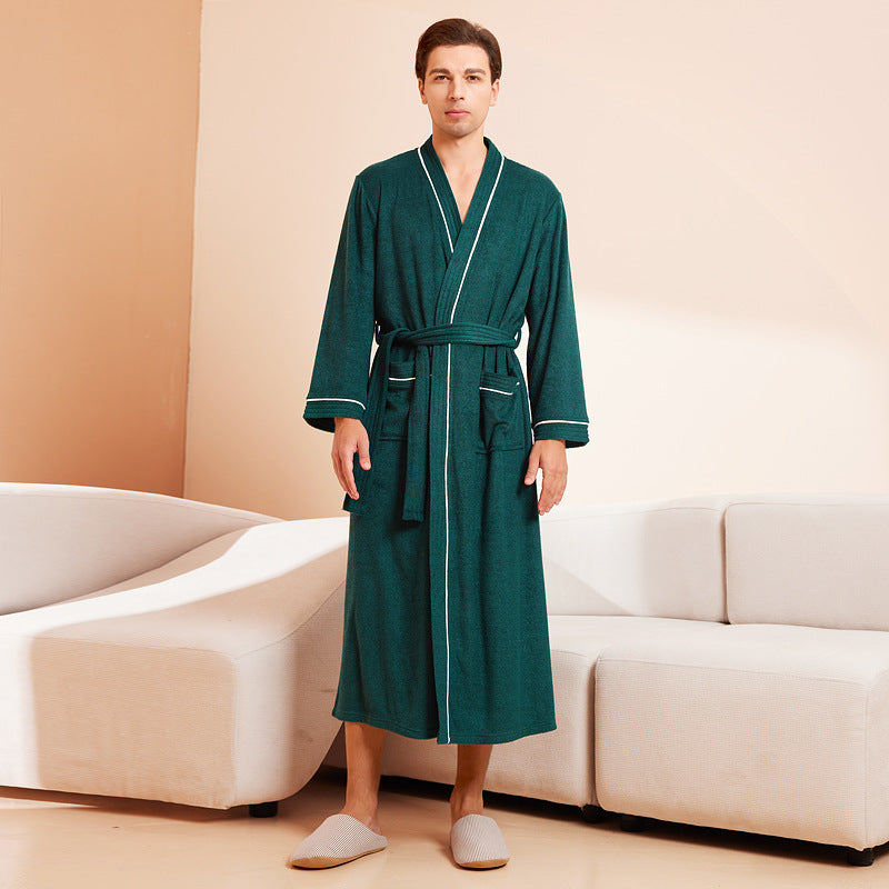 Halat Yukata Kimono din Bumbac Absorbant pentru Femei și Bărbați