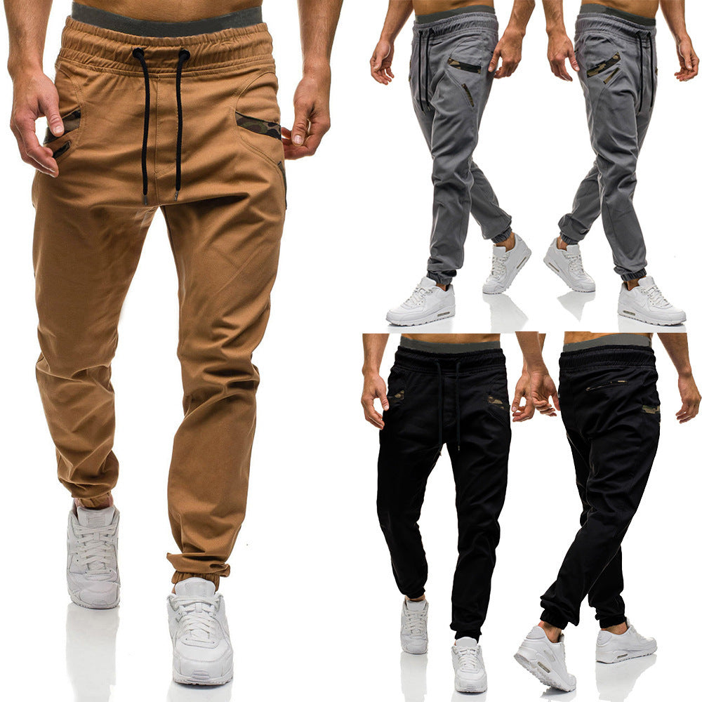 Pantaloni Sport Bărbați — Joggers Slim Fit, Bumbac, Casual