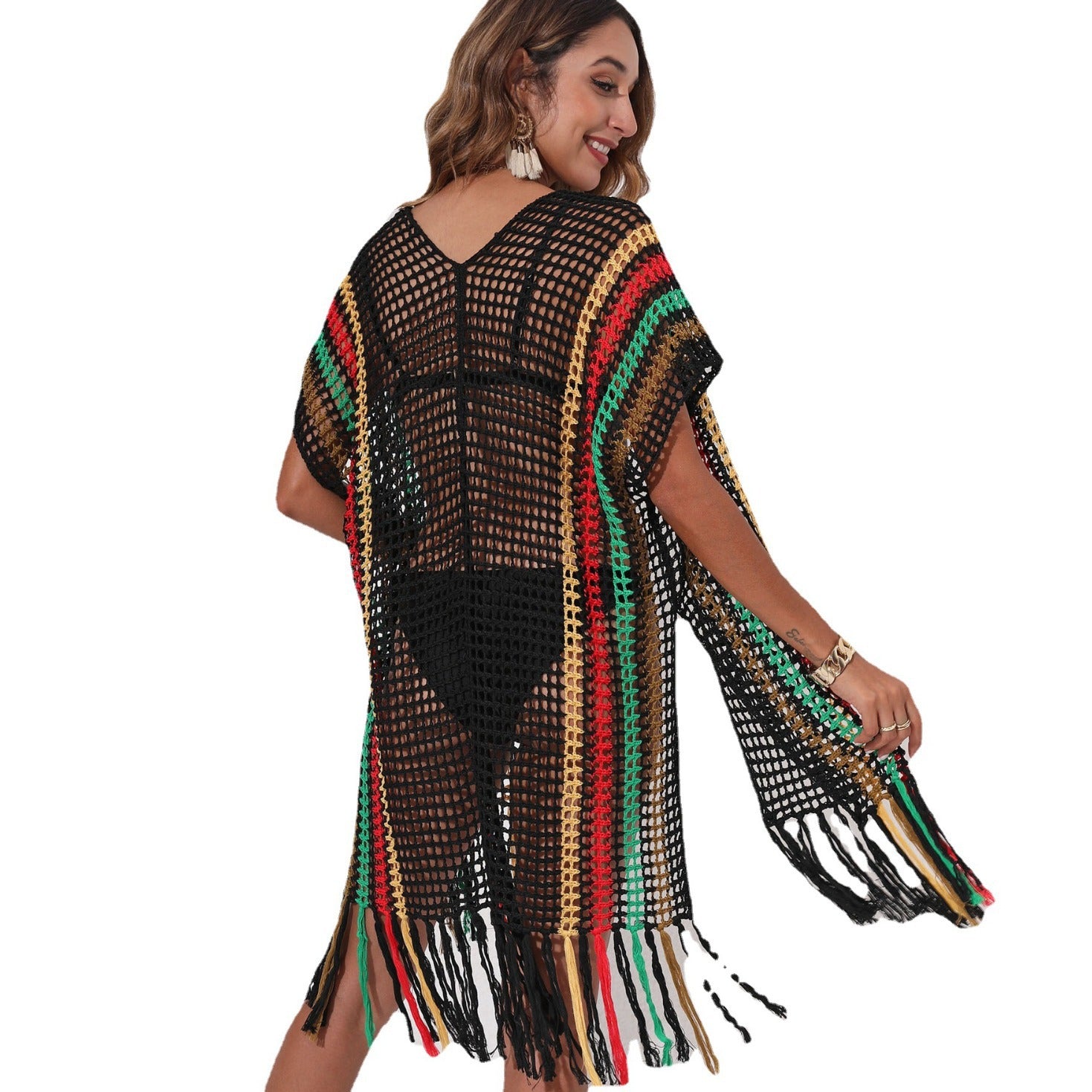Cardigan Cover-Up Lejer pentru Plajă