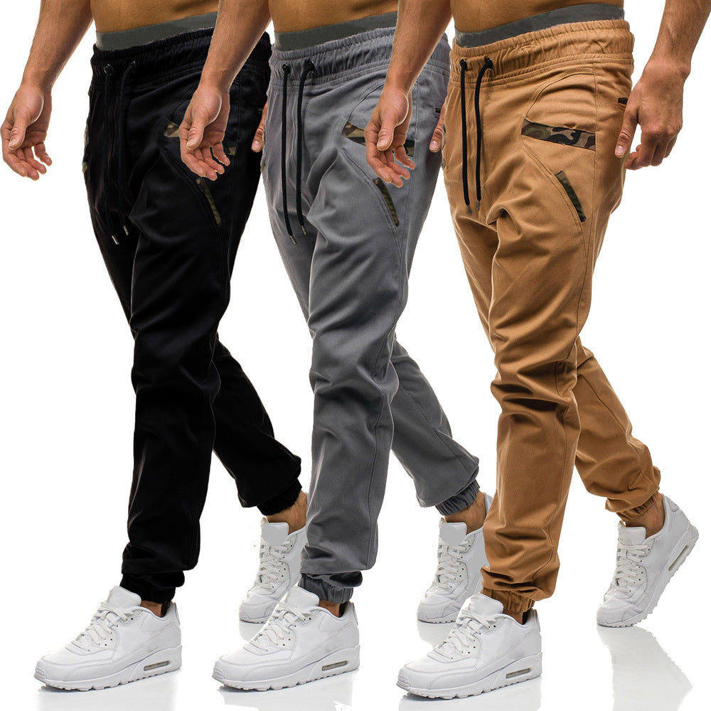 Pantaloni Sport Bărbați — Joggers Slim Fit, Bumbac, Casual