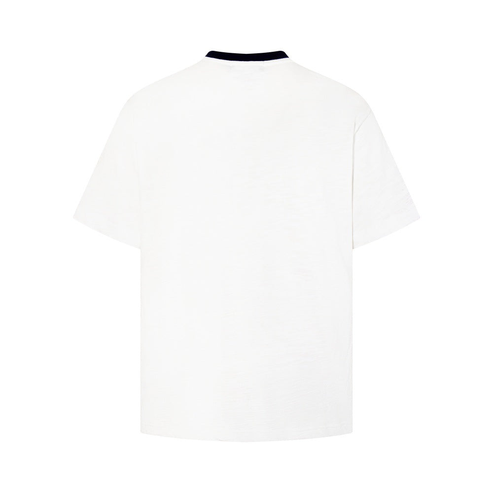Tricou cu Print Cal și Stele — Design Artistic Unisex