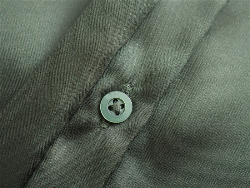 Set 2 Piese Femei Y2K Vintage — Bluză Largă și Pantaloni Evazați