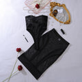 Set Bodycon din Plasă cu Top și Fustă — Sexy și Îndrăzneț