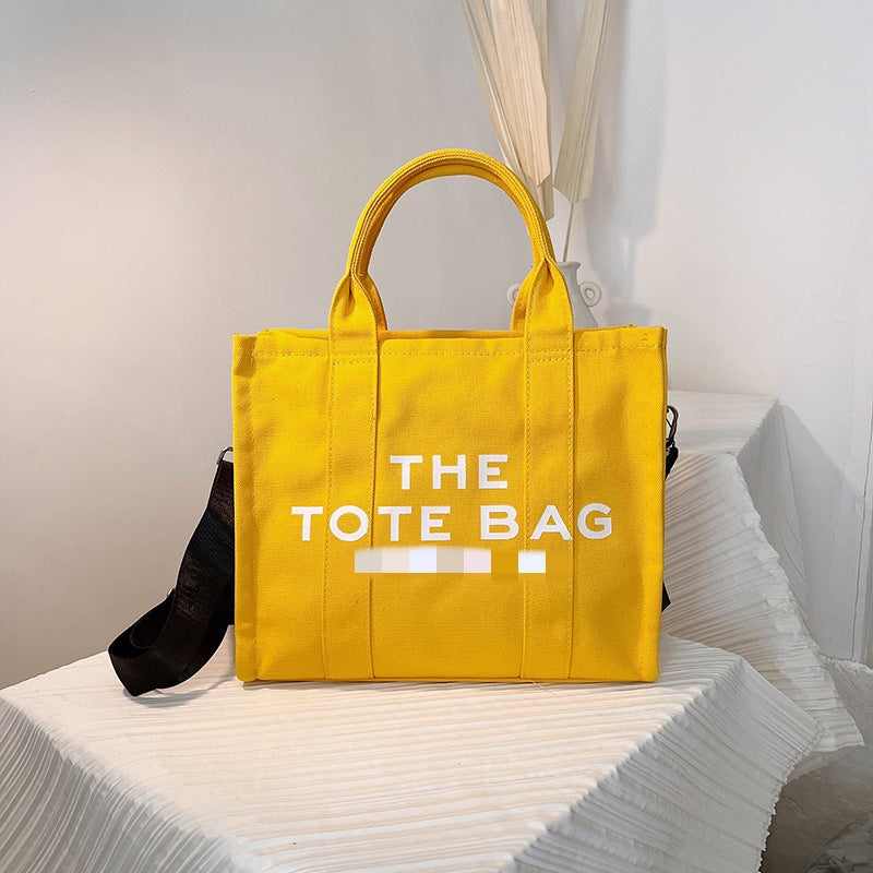 Geantă Shopper cu Litere — Crossbody Umăr, 10 Culori