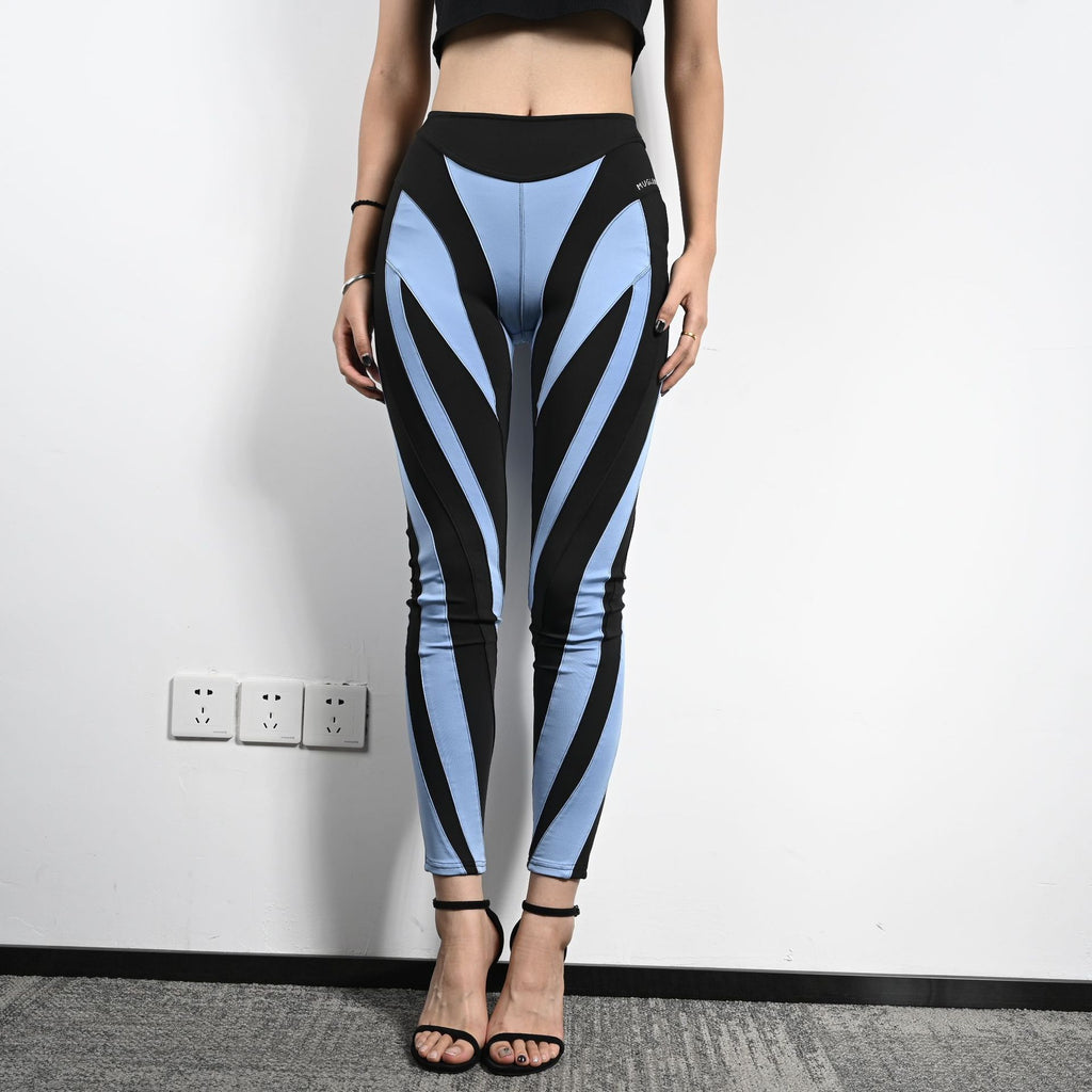 Colanți Damă Talie Înaltă cu Design Elastic și Bandă Elastică