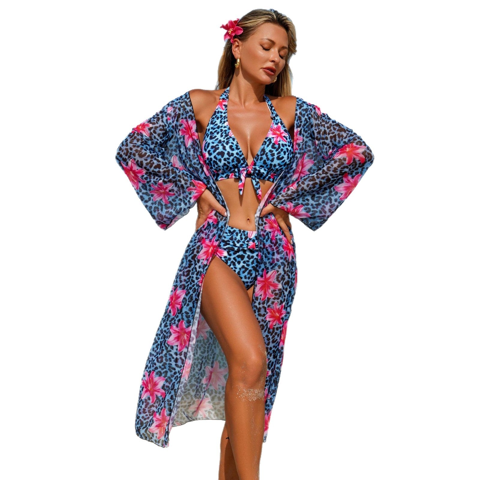 Set Bikini 3 Piese cu Imprimeu — 19 Modele | S-XXL