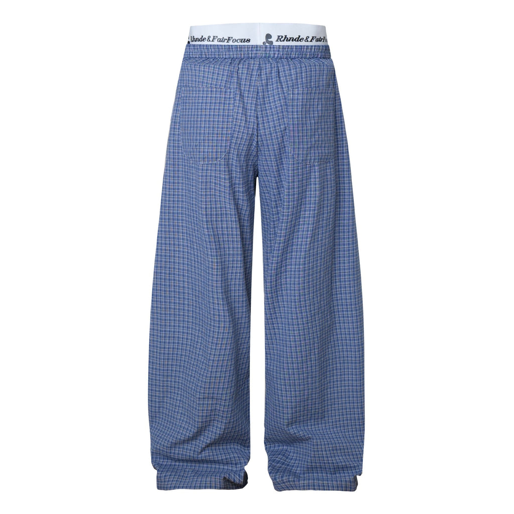 Pantaloni Largi Casual în Carouri — Set Două Piese pentru Bărbați și Femei