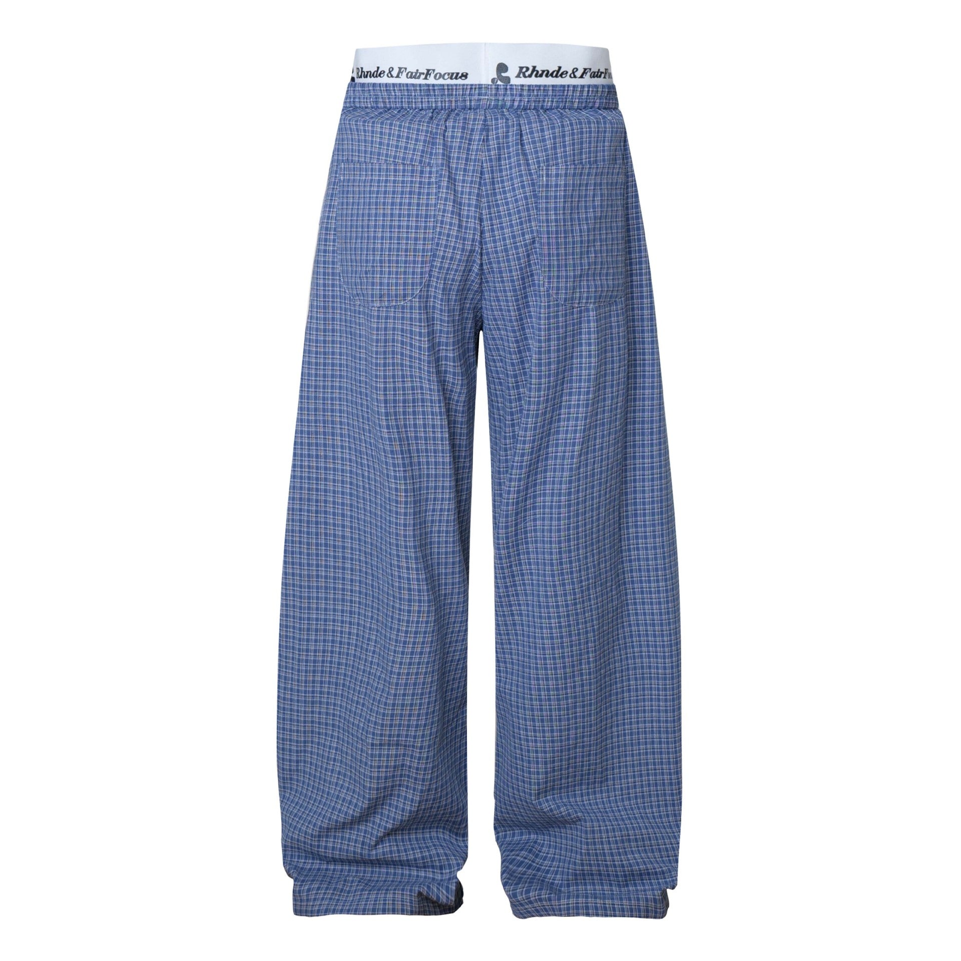 Pantaloni Largi Casual în Carouri — Set Două Piese pentru Bărbați și Femei