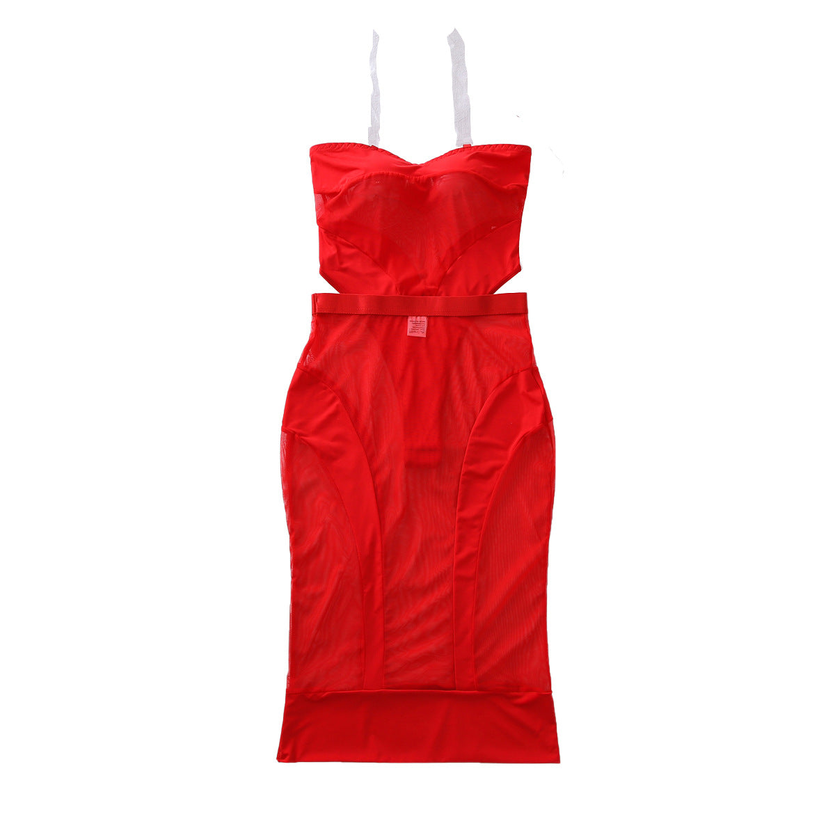 Set Bodycon din Plasă cu Top și Fustă — Sexy și Îndrăzneț