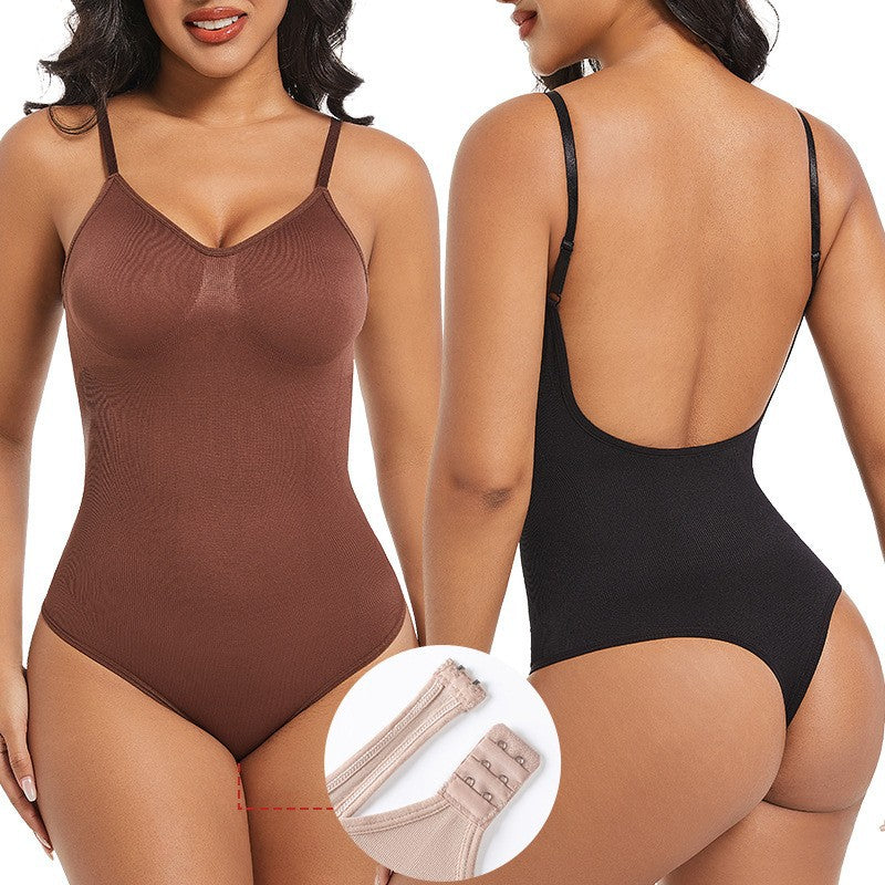 Body Modelator Fără Spate pentru Femei / Shapewear Talie și Șolduri