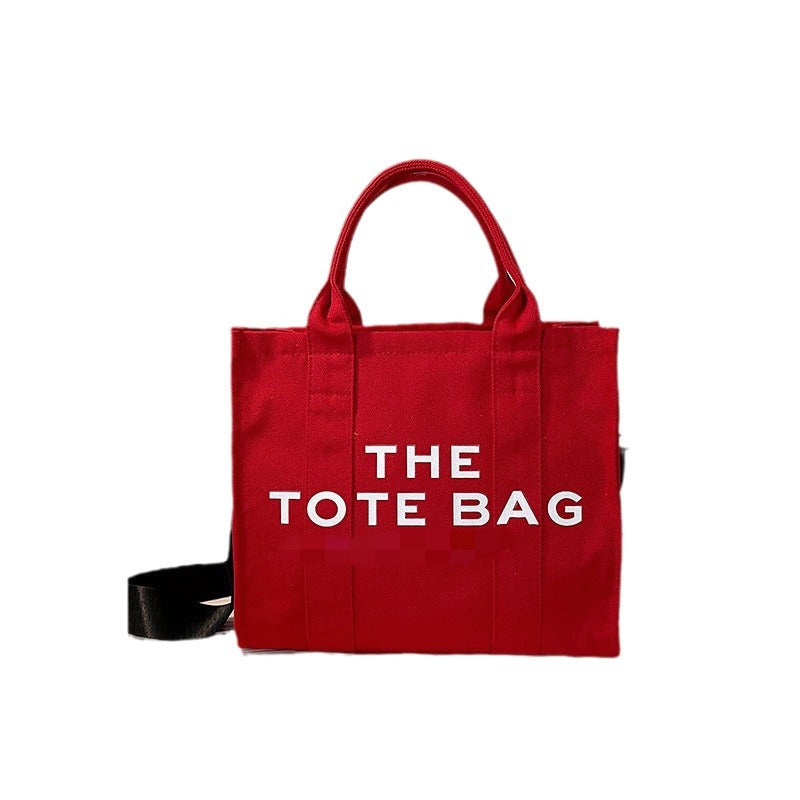 Geantă Shopper cu Litere — Crossbody Umăr, 10 Culori