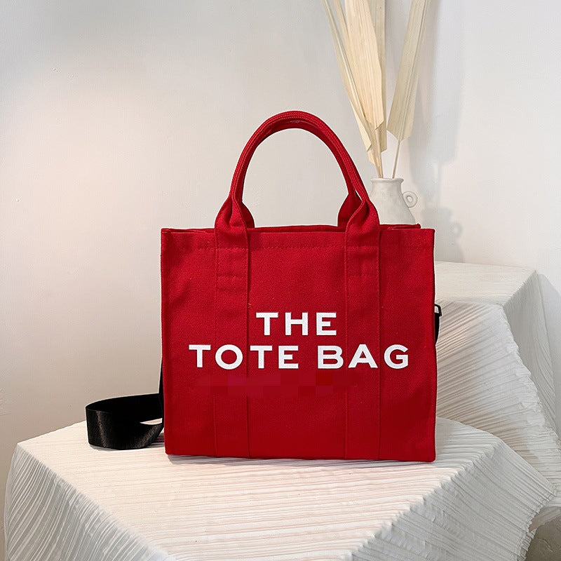 Geantă Shopper cu Litere — Crossbody Umăr, 10 Culori