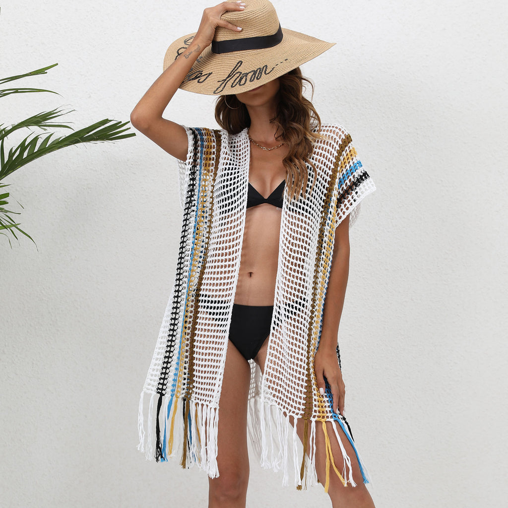 Cardigan Cover-Up Lejer pentru Plajă