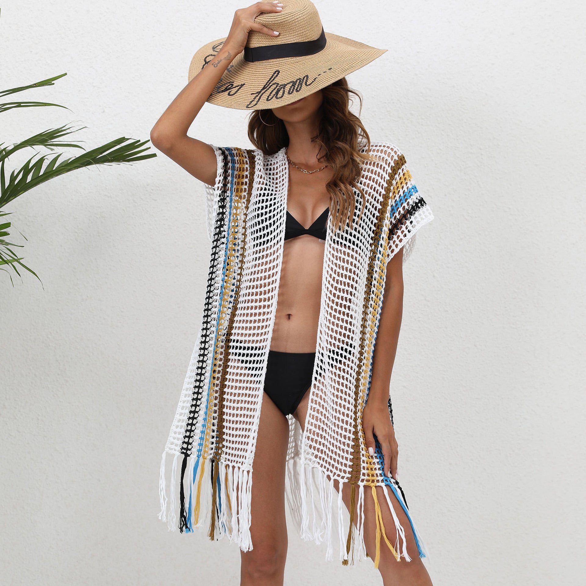 Cardigan Cover-Up Lejer pentru Plajă