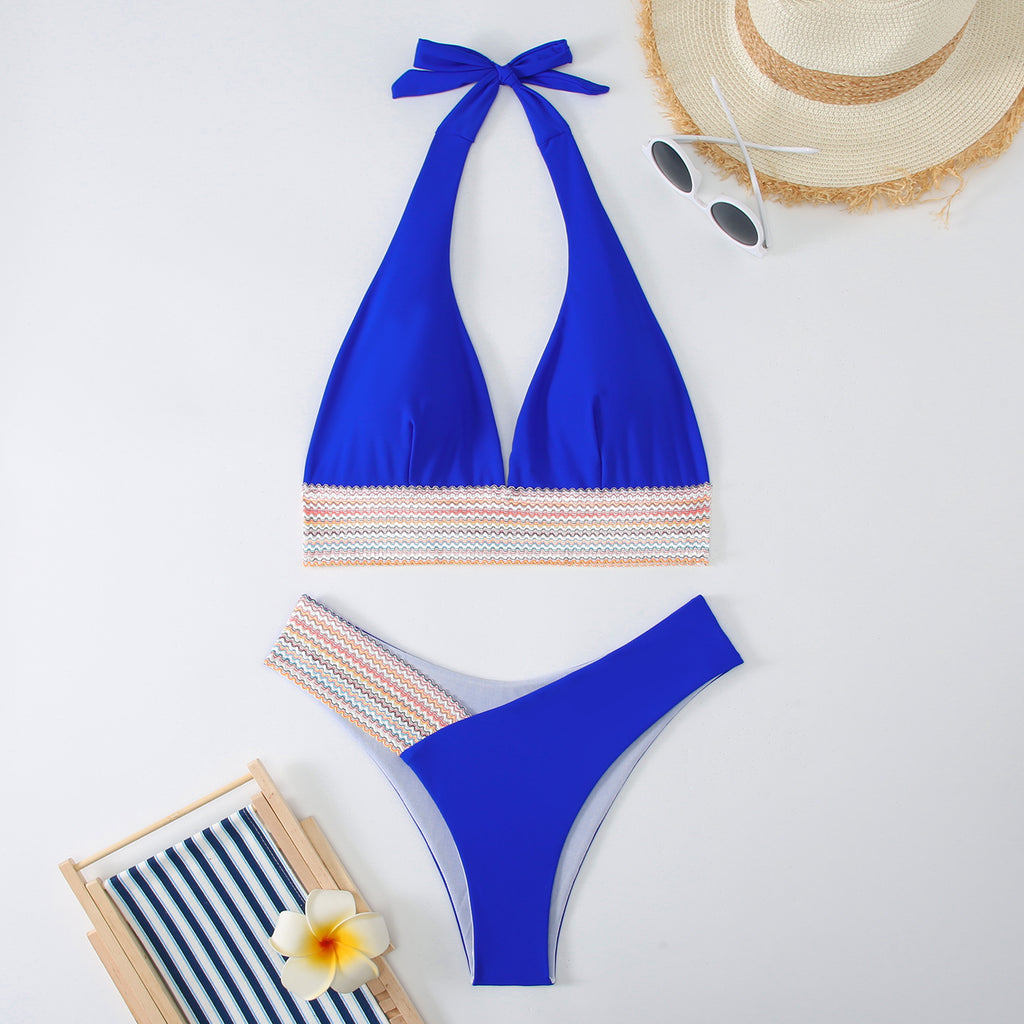 Splicing bikini swimsuit bikini