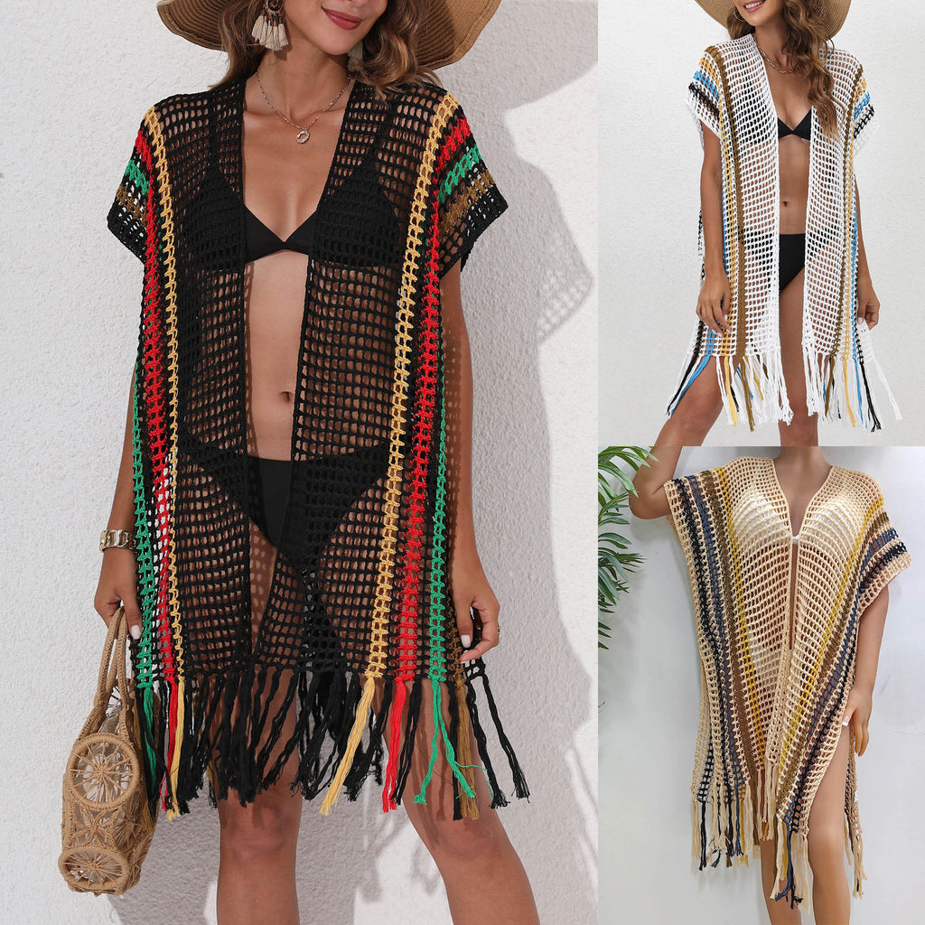 Cardigan Cover-Up Lejer pentru Plajă