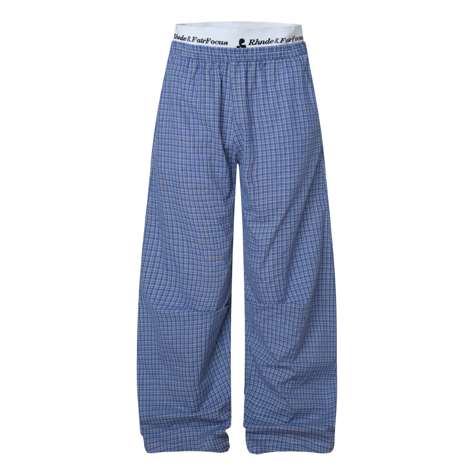 Pantaloni Largi Casual în Carouri — Set Două Piese pentru Bărbați și Femei