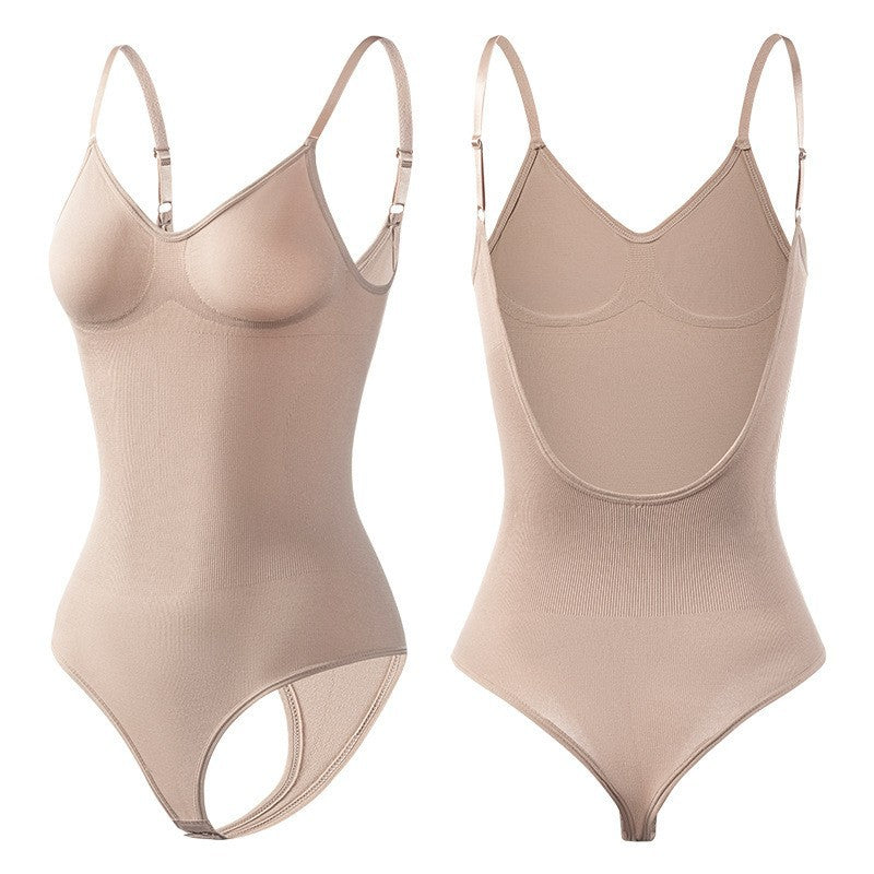 Body Modelator Fără Spate pentru Femei / Shapewear Talie și Șolduri