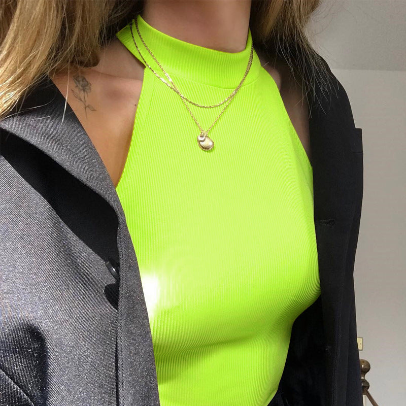Salopetă cu Top Bretele și Pantalon Scurt pentru Femei — Casual Vară