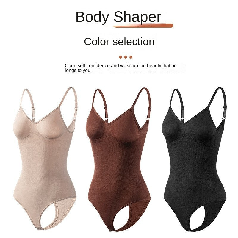 Body Modelator Fără Spate pentru Femei / Shapewear Talie și Șolduri