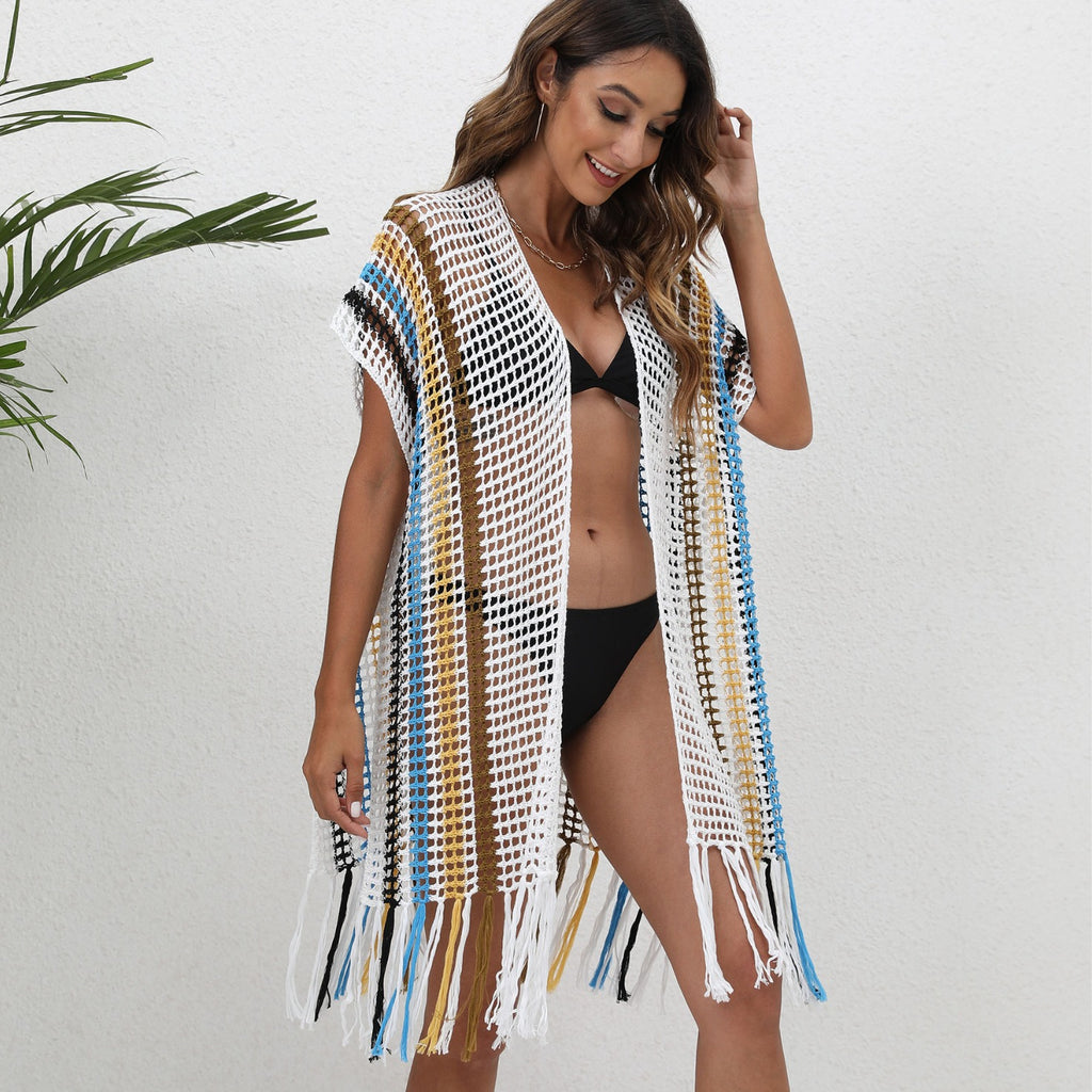Cardigan Cover-Up Lejer pentru Plajă