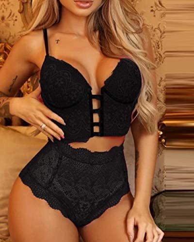 Lenjerie Sexy Europeană şi Americană — Dantelă Mesh Seducătoare