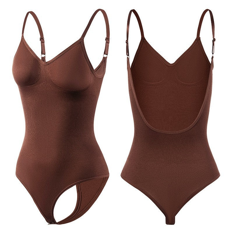 Body Modelator Fără Spate pentru Femei / Shapewear Talie și Șolduri