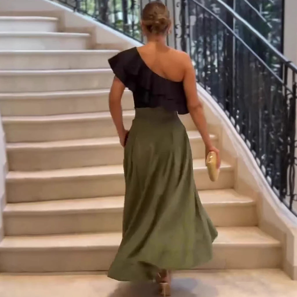 Rochie Elegantă Off-Shoulder Casual pentru Femei