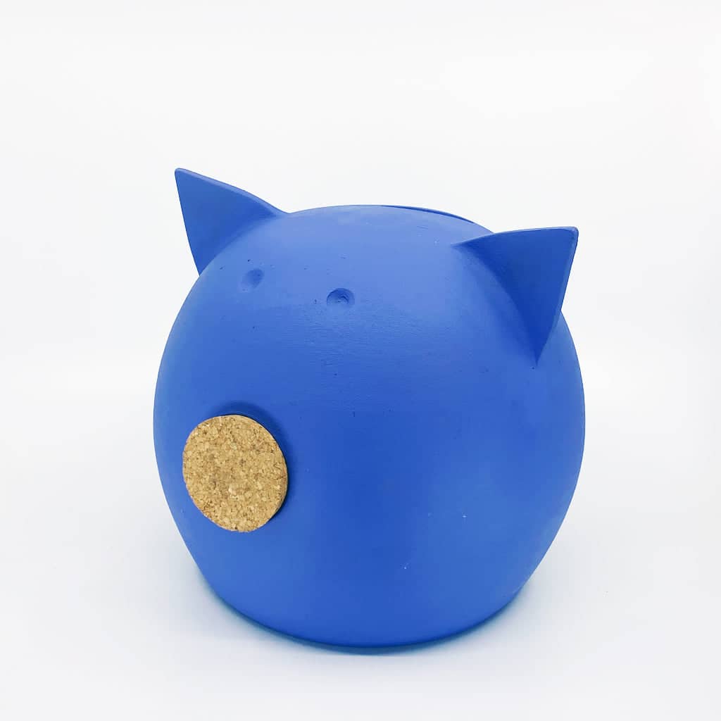 Pușculiță Ceramică cu Tablă — Decorativă și Practică!