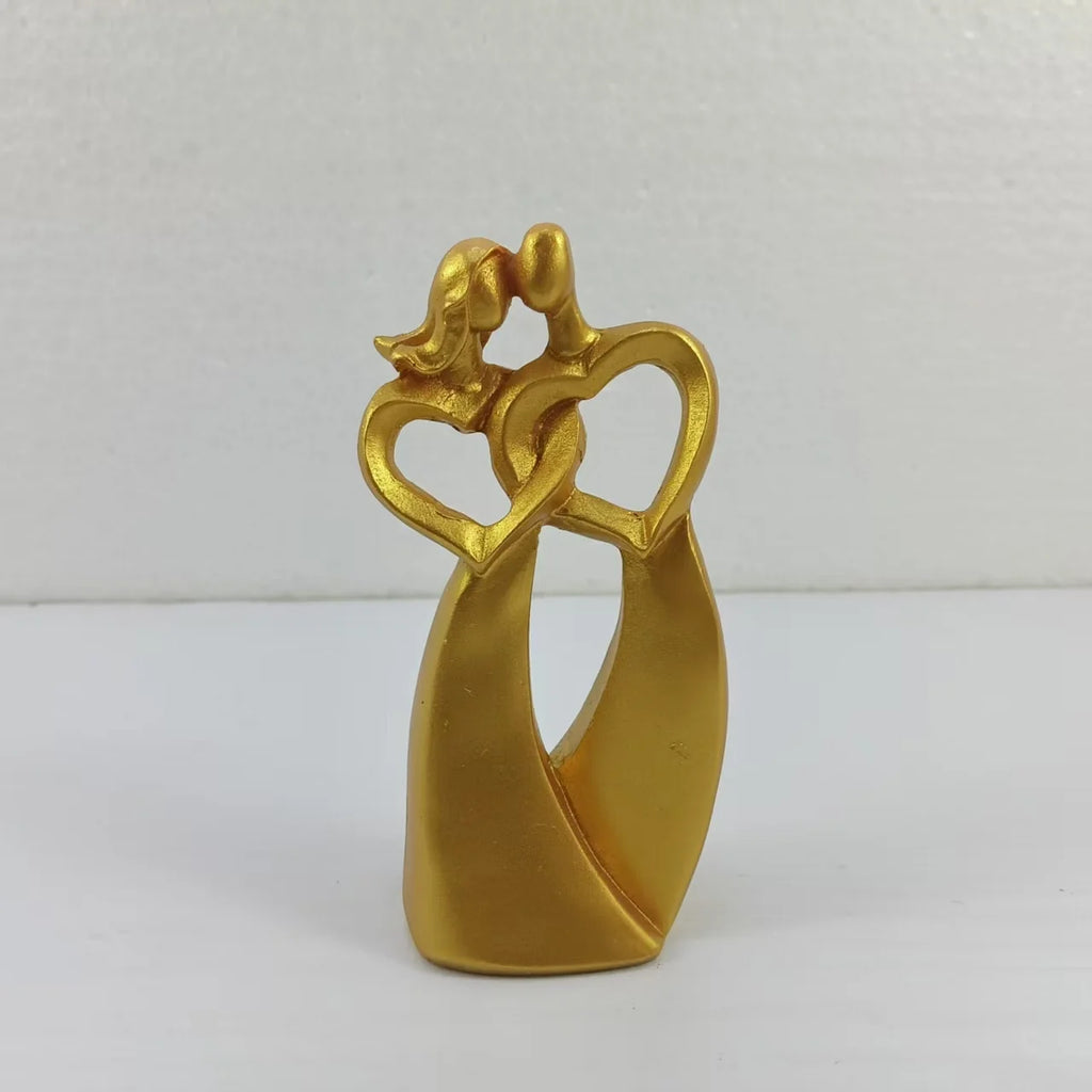 Figurină Decorativă Cuplu - Stil Nordic, Cadou Nuntă, Decor Casă din Rășină
