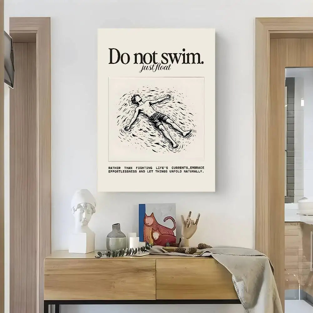 Poster Decorativ cu Citate Motivaționale — Artă pentru Perete, Living, Dormitor și Birou