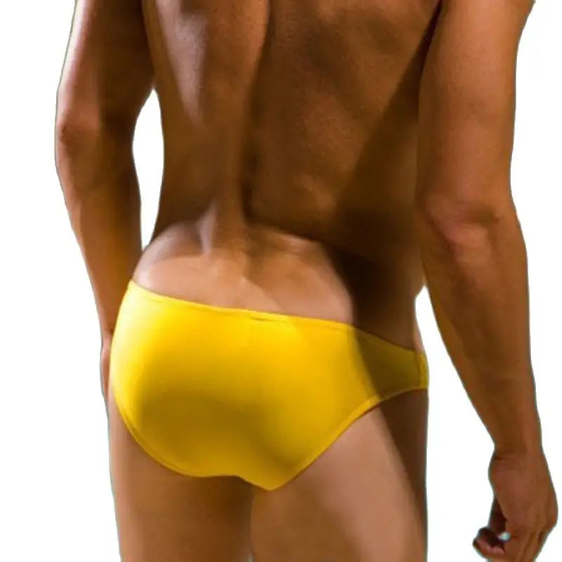 Slip de Baie Bărbați Sexy — Bikini Înot cu Buzunar Frontal | BUYFORHOME
