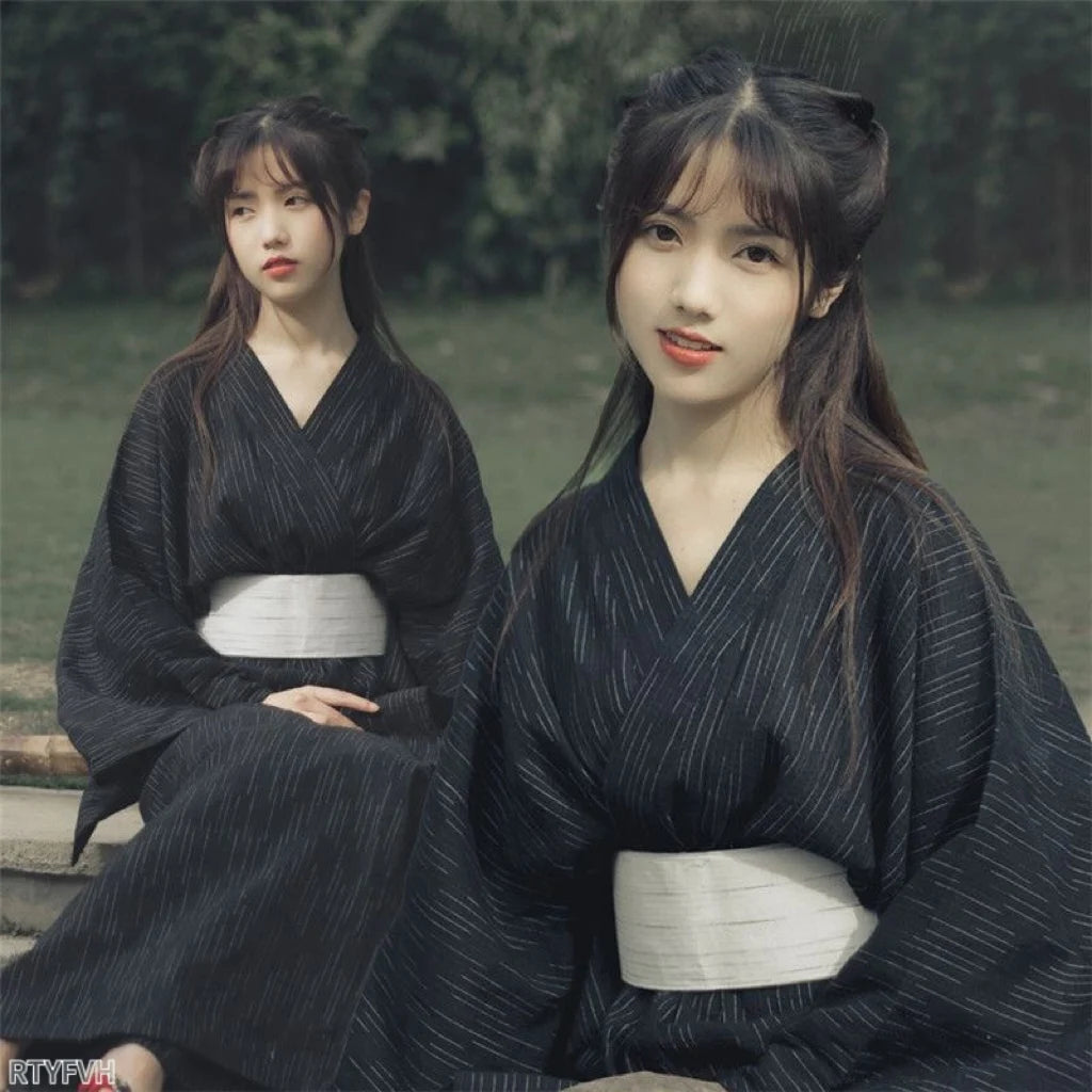Kimono Yukata Japonez - Rochie Haori Elegantă pentru Petreceri
