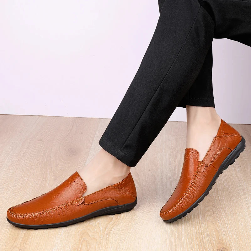 Pantofi Casual Bărbați CLOHOO Piele Naturală, Respirabili, Mărimi 39-48