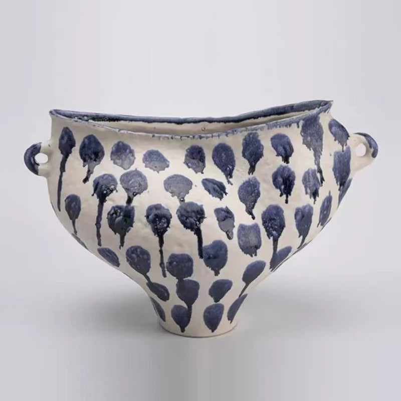 Vază Ceramică Handmade - Decorațiune Modernă pentru Living, Dormitor & Birou