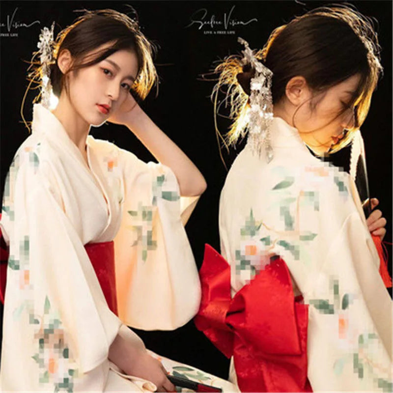 Kimono Yukata Japonez - Rochie Haori Elegantă pentru Petreceri