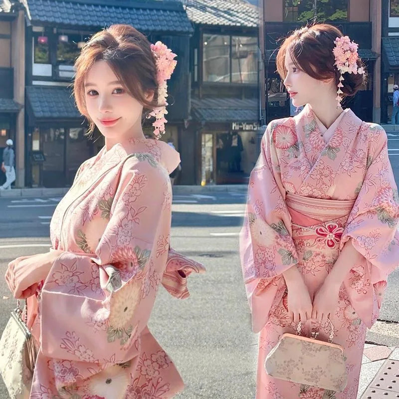 Kimono Yukata Japonez - Rochie Haori Elegantă pentru Petreceri