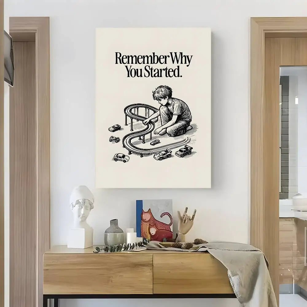 Poster Decorativ cu Citate Motivaționale — Artă pentru Perete, Living, Dormitor și Birou