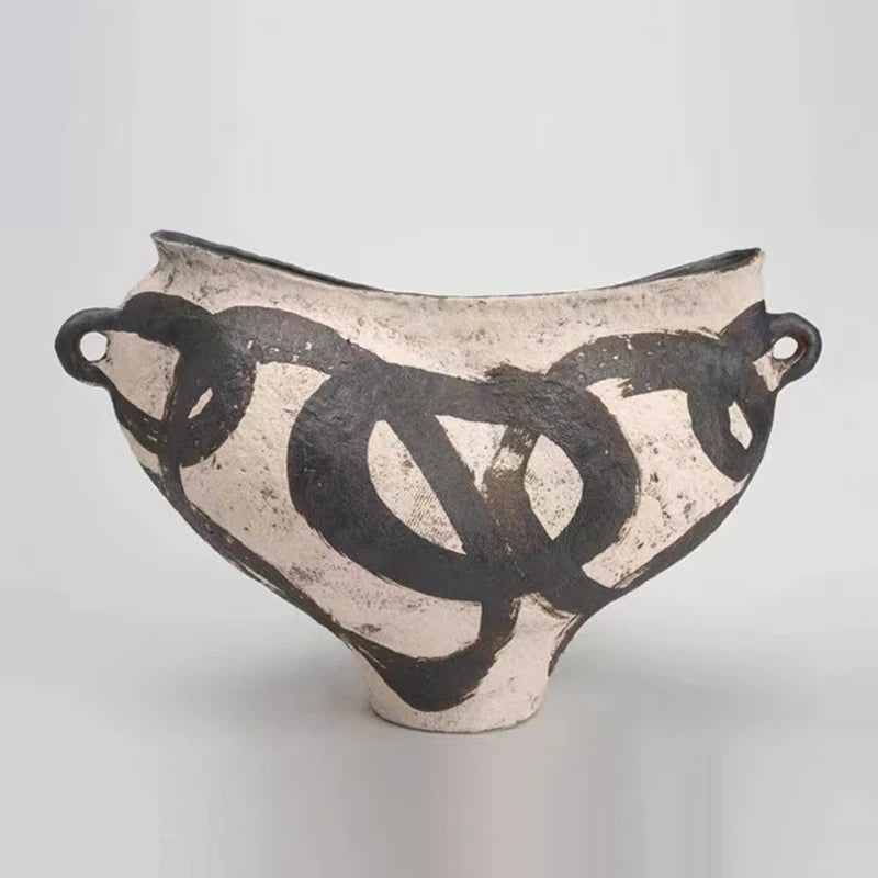 Vază Ceramică Handmade - Decorațiune Modernă pentru Living, Dormitor & Birou
