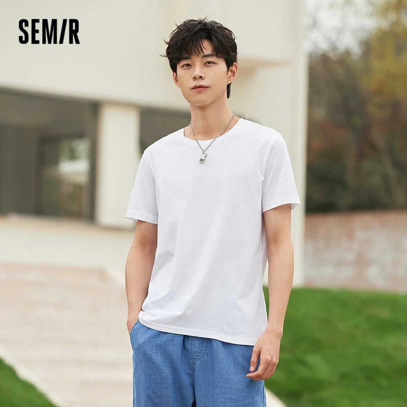 Tricou Bărbătesc Semir din Bumbac — Mânecă Scurtă 2025