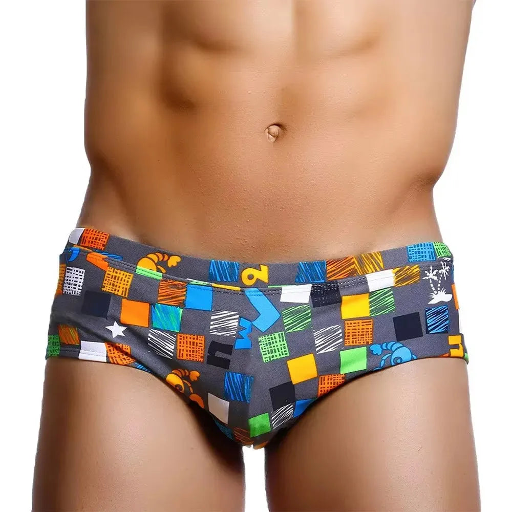 Costum de Baie Bărbați Brazilian — 6 Modele, cu sau fără Bureți, M-XXXL