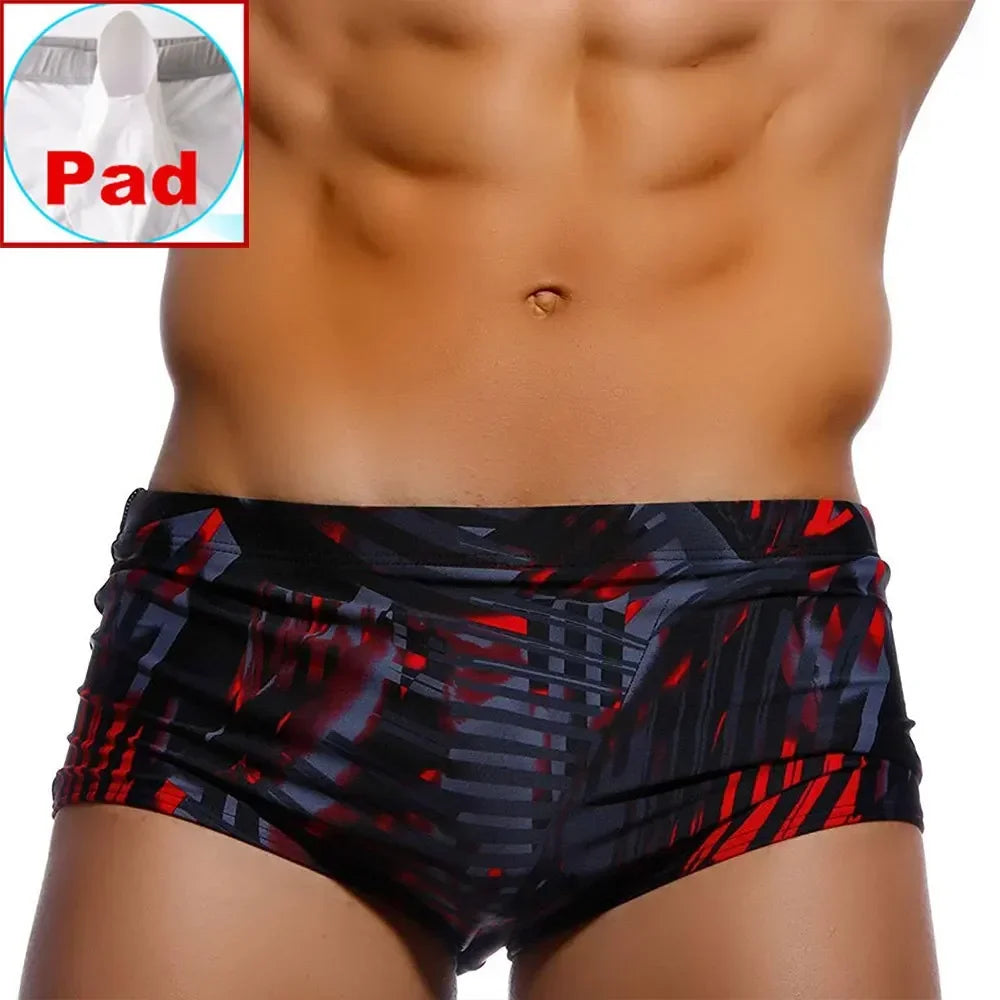 Costum de Baie Bărbați Brazilian — 6 Modele, cu sau fără Bureți, M-XXXL