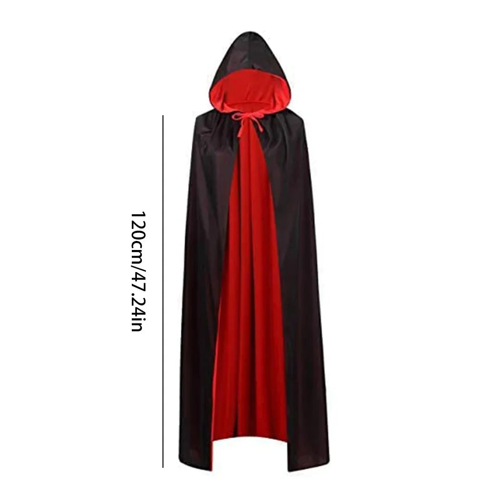 Pelerină Bicoloră cu Glugă pentru Halloween