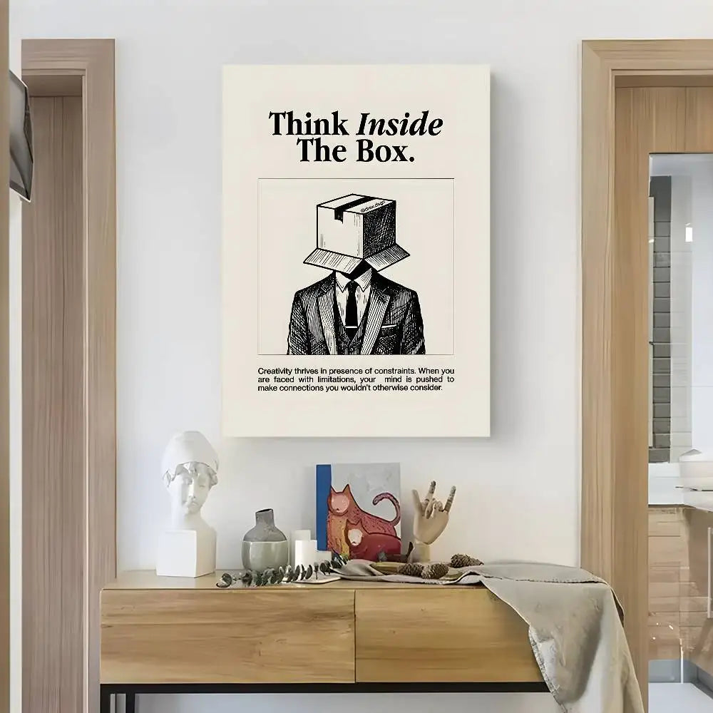 Poster Decorativ cu Citate Motivaționale — Artă pentru Perete, Living, Dormitor și Birou