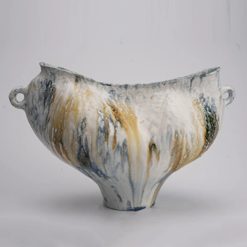Vază Ceramică Handmade - Decorațiune Modernă pentru Living, Dormitor & Birou