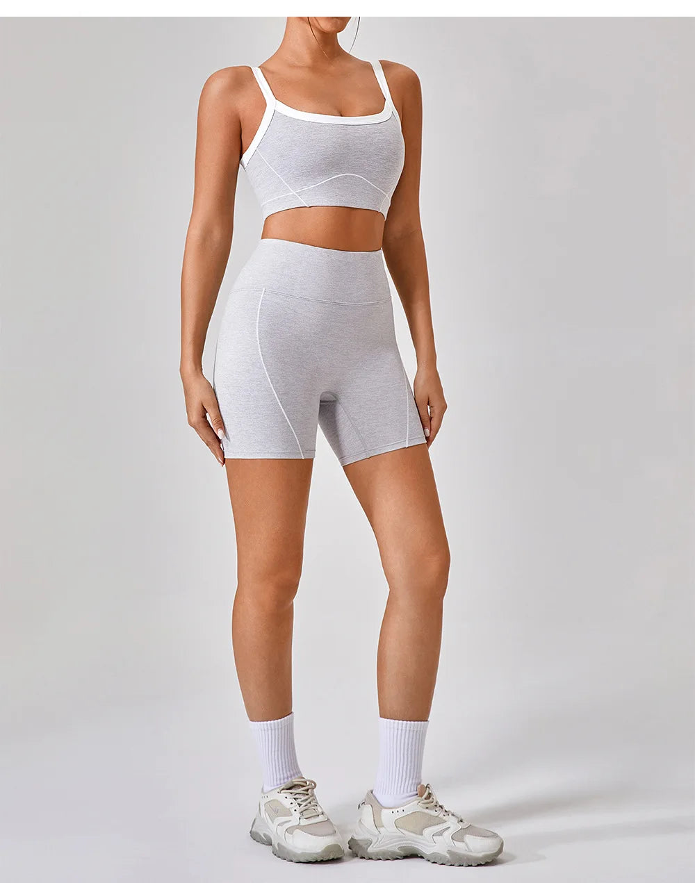 Set Antrenament Femei 2 Piese Y2K — Top Crop & Pantaloni Skort, Mai Multe Culori