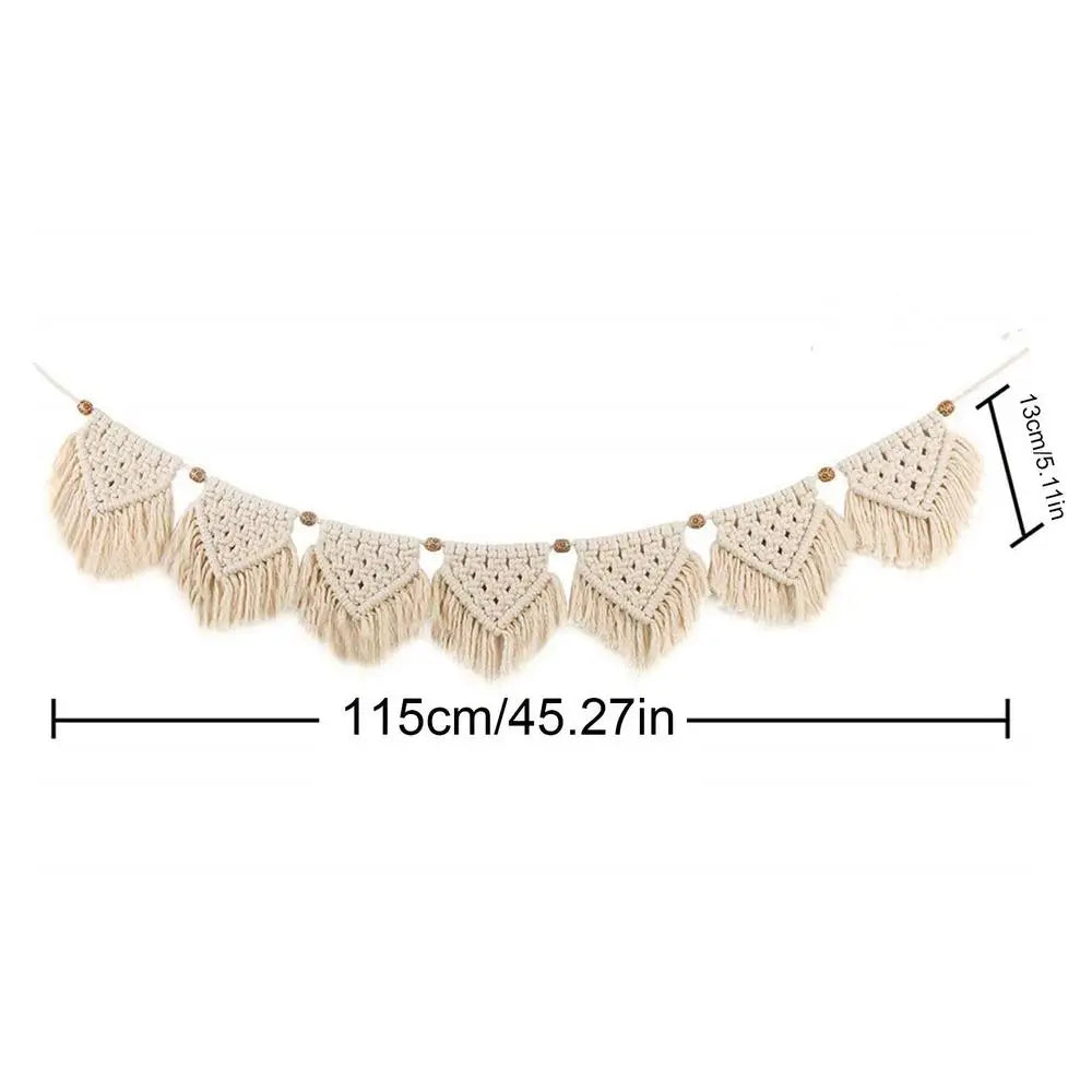 Macrame Decorativ Boho - Tapiserie de Perete Handmade pentru Living, Dormitor & Nuntă