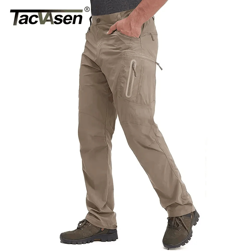 Pantaloni Ușori de Vară TACVASEN pentru Bărbați — Pescuit & Drumeții